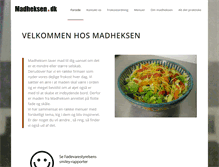 Tablet Screenshot of madheksen.dk